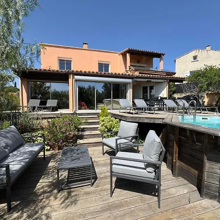 Les Amandiers Clim Piscine 5ch Villa Portiragnes