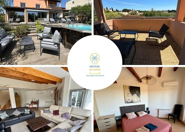 Willa Les Amandiers Clim Piscine 5ch Portiragnes